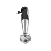 LAFE BlendMix BRK-003A Stabmixer-Set, 800 W, 2 Geschwindigkeiten, Turbo, Edelstahlmesser, 0,6-l-Becher, schwarz/silber