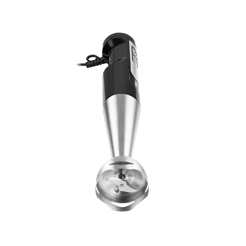 LAFE BlendMix BRK-003A Stabmixer-Set, 800 W, 2 Geschwindigkeiten, Turbo, Edelstahlmesser, 0,6-l-Becher, schwarz/silber