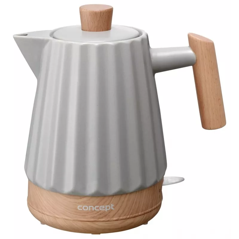 Concept RK0091 Keramik-Wasserkocher 1,5 l Hellgrau