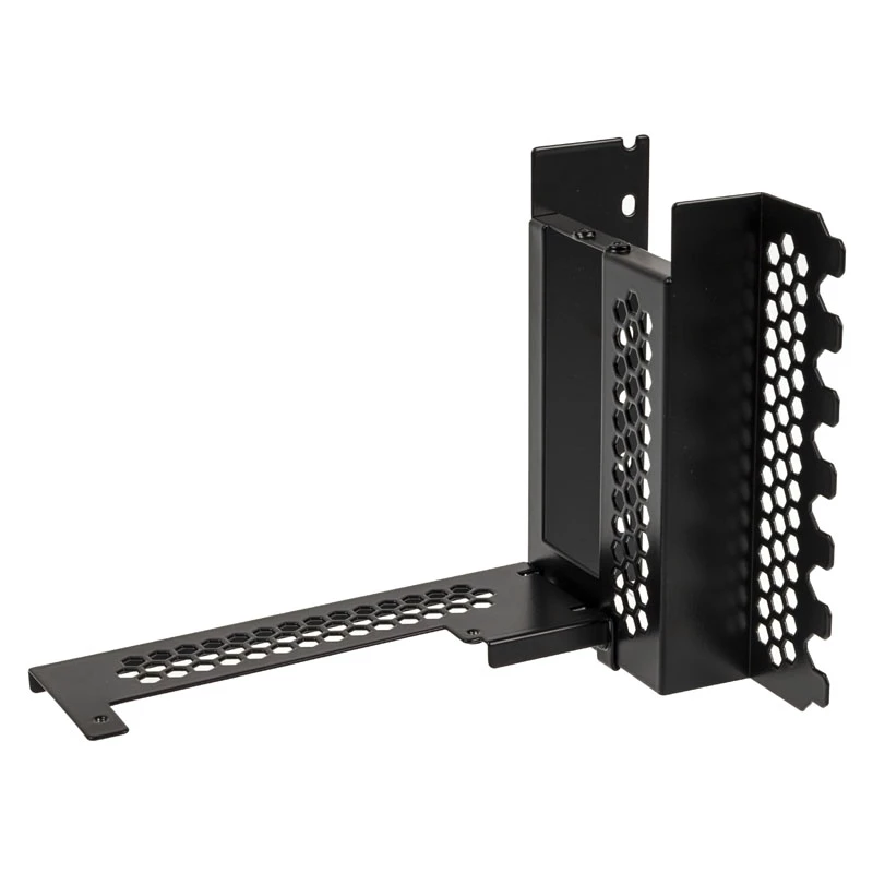 CableMod CM-VPB-2DK-R vertikale Grafikkartenhalterung mit PCIe-x16-Riser-Kabel, 2x DisplayPort, Schwarz