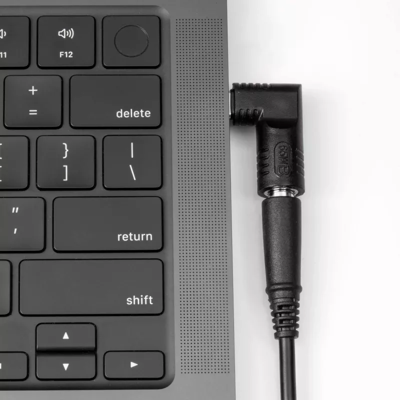 Akyga AK-ND-D07 Adapter DC 5,5 x 2,1 mm auf USB-C PD für Notebook-Netzteile, 65 W, für HP