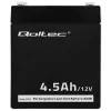 Qoltec 53033 AGM-Akku 12 V 4,5 Ah, max. 1,35 A, wartungsfrei