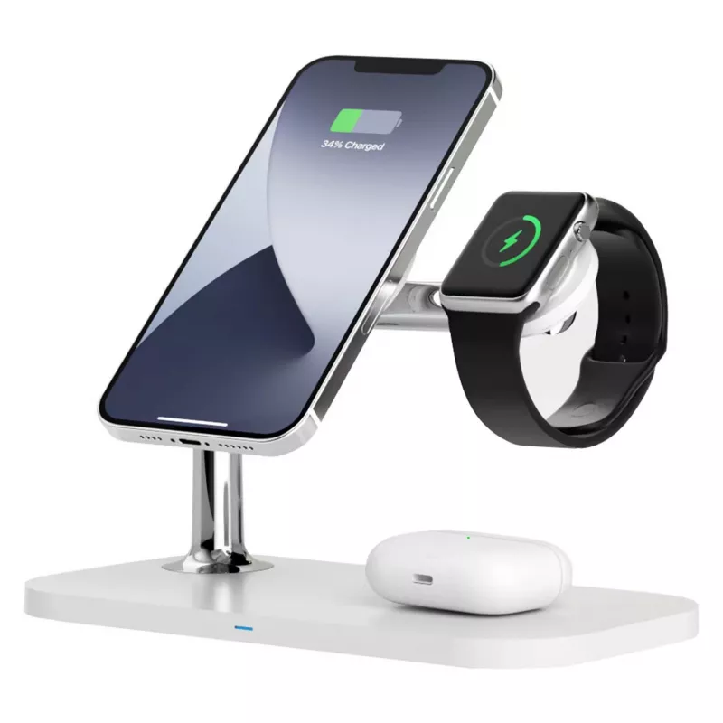 RealPower ChargeAir MAG Ladestation mit MagSafe, Weiß (416596)