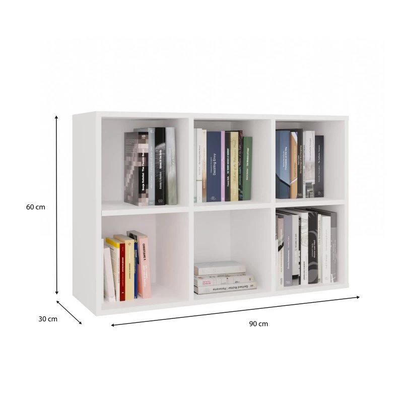 MALAX MINI 2X3 weiß Regal