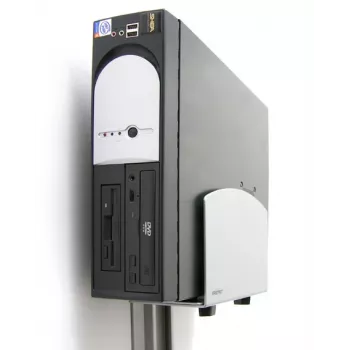 Ergotron Vertikale Universal-CPU-Halterung - Halterung für Systemeinheit - Silber (97-468-202)
