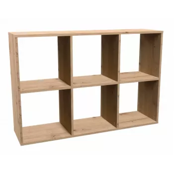 Topeshop MALAX 2X3 ARTISAN Wohnzimmer Bücherregal