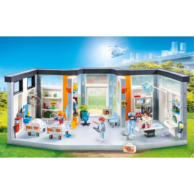 Toy figure Playmobil 70191 Furnished Hospital Wing 297 pieces
