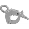 Klammer EUROLITE TPC-31 silber mit Öse – Montageklemme für Traversen und Beleuchtungskörper