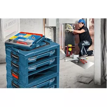 Bosch i-BOXX 72 Professional ABS synthetics Blau, Transparent