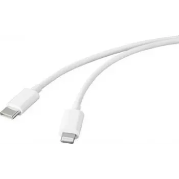 Basetech USB-Kabel USB 2.0 USB-C®-Stecker, Apple Lightning-Stecker 2,00 m Weiß BT-2347612