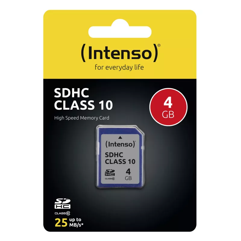 MEMORY SDHC 4GB C10/3411450 INTENSO
