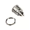 DimasTech vandalensicherer Drucktaster 25 mm Silverline Dot RGB PD216