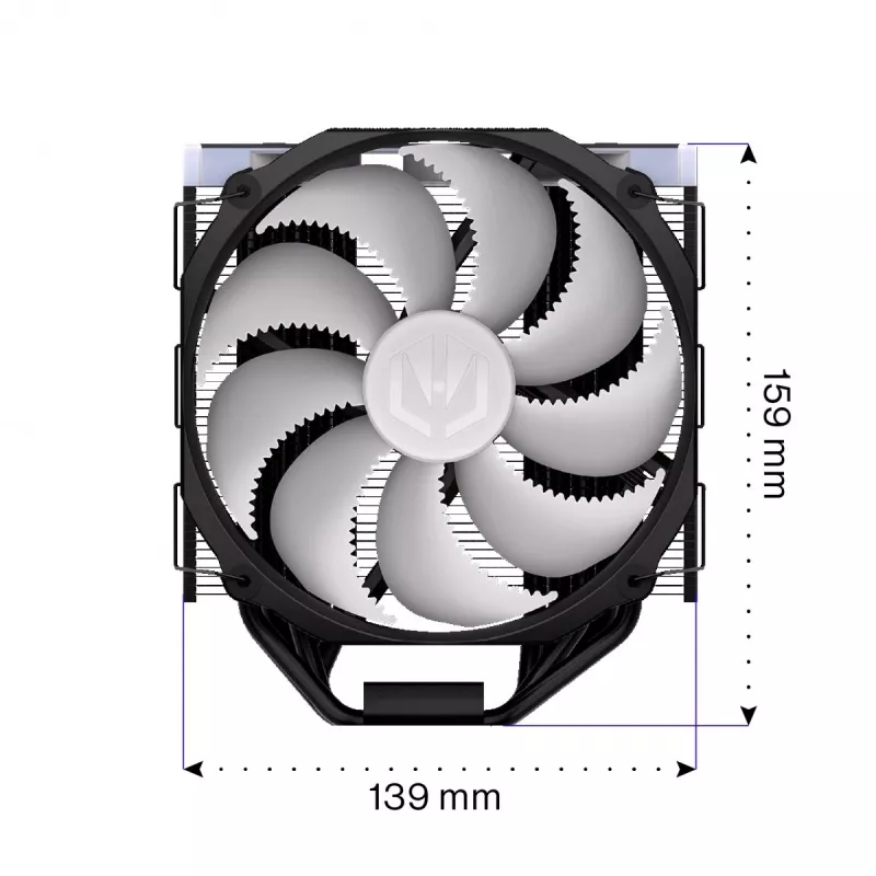 ENDORFY Fortis 5 ARGB CPU-Kühler, Schwarz