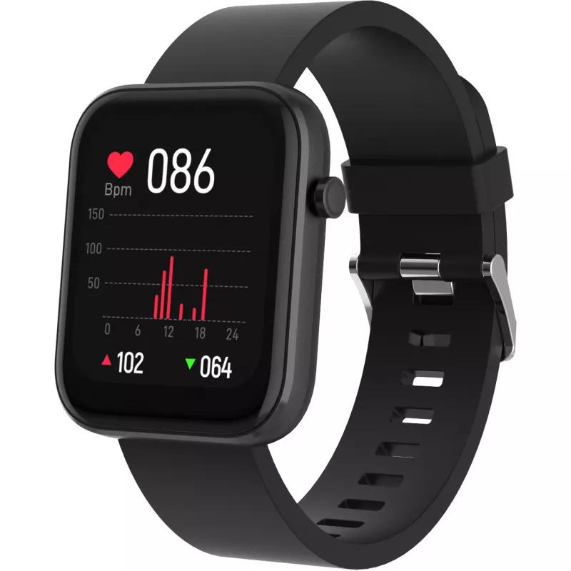 DENVER SW-182 - Smartwatch mit Armband - 4,3 cm (1,7 Zoll) Display - Bluetooth - Schwarz (116111000580)