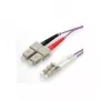 Glasfaser-Jumperkabel ROLINE OM4 50/125µm LC/SC 1m