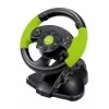 Esperanza EG104 High Octane Lenkrad mit Pedalen, PC/PS3/Xbox 360, Schwarz/Grün