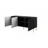 Cama Meble HOLE Kommode 152x42,5x74,5 cm, mattschwarz