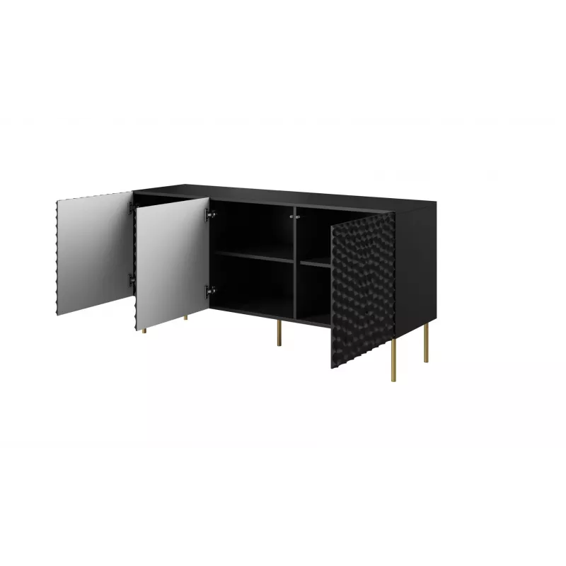 Cama Meble HOLE Kommode 152x42,5x74,5 cm, mattschwarz
