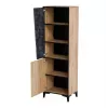 Regal cama meble OVO 2D Bücherregal 50×38×182,5 cm Eiche/Beton