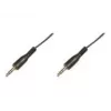 Audio-Verbindungskabel Stereo Digitus AK-510100-015-S
