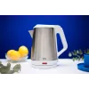 Jata JEHA1723 Wasserkocher, 2 l, 1500 W, Edelstahl, Weiß