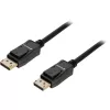 DisplayPort-Kabel Sharkoon 1.4, 2 m, 8K-Unterstützung, schwarz
