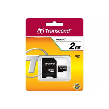 Transcend 2GB MicroSD TS2GUSD Flash-Karte