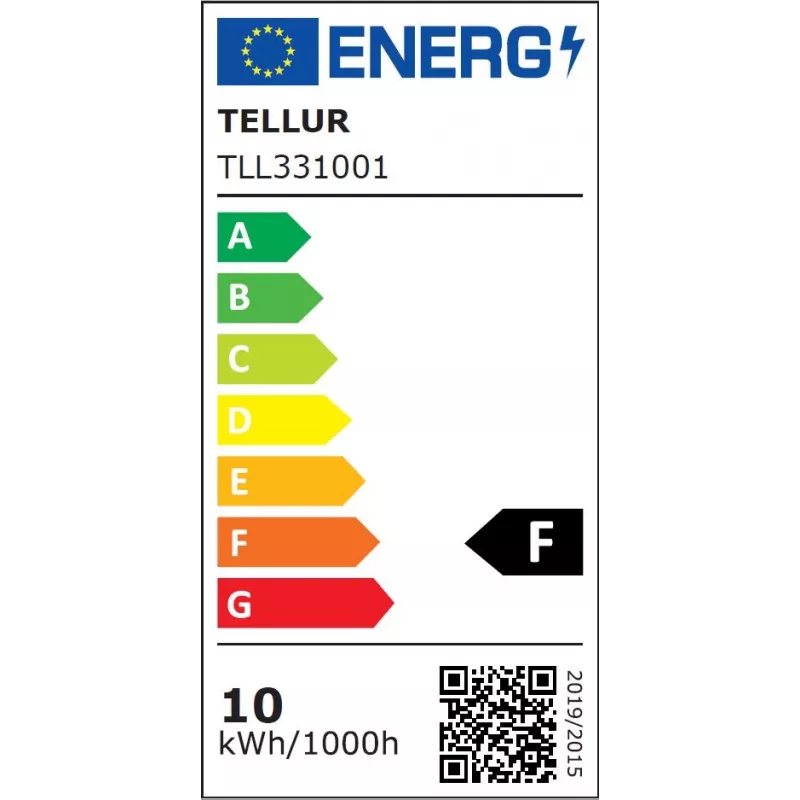 Tellur WiFi Smart Glühbirne E27, 10W Weiß/Warm, Dimmer