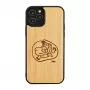 Handyhülle man and wood für iPhone 12 / 12 Pro mit Kind-und-Fisch-Design