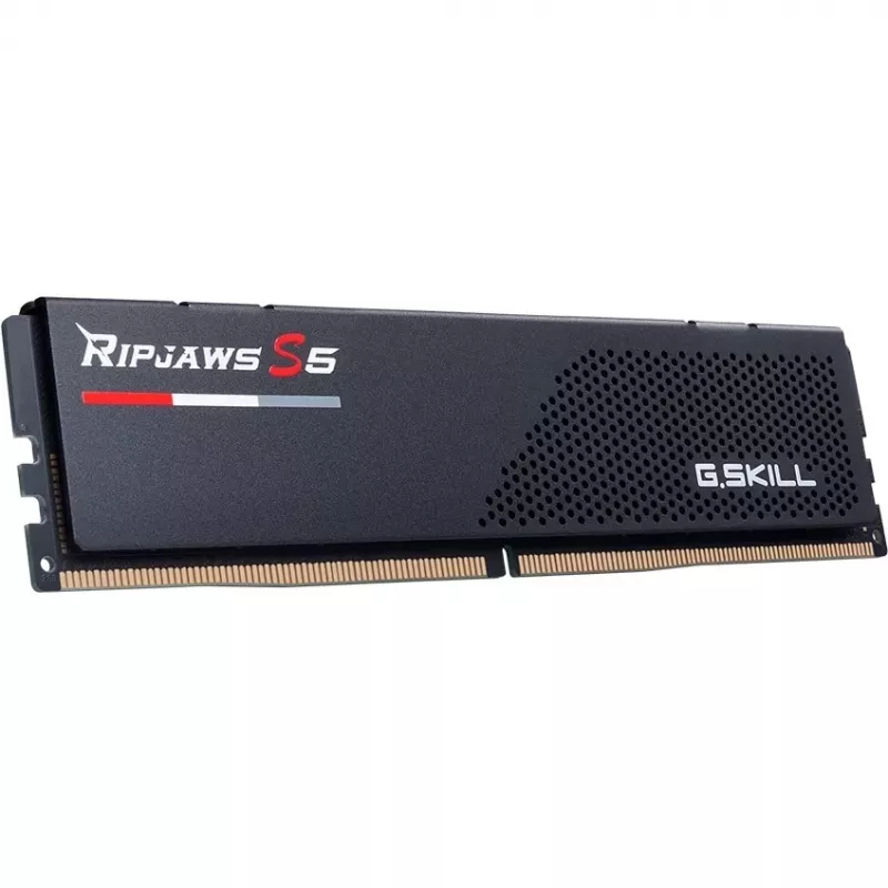 DIMM 64 GB DDR5-6400 (2x 32 GB) Dual-Kit, Arbeitsspeicher schwarz, F5-6400J3239G32GX2-RS5K, Ripjaws S5, INTEL XMP