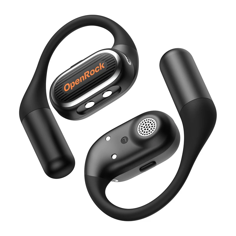 OneOdio OpenRock Link 20 kabellose Open-Ear-Kopfhörer, Schwarz