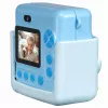 Denver KPC-1363BU Kinder-Sofortdruckkamera Dino mit Thermodrucker, 20 MP, Blau