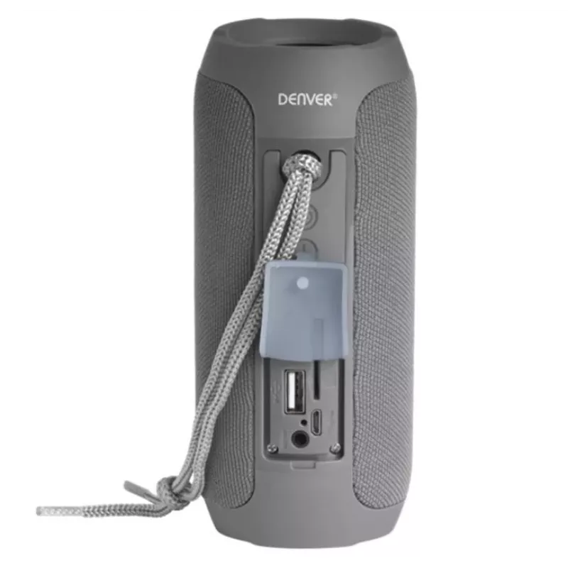 Denver BTS-110NR tragbarer Bluetooth-Lautsprecher, Grau