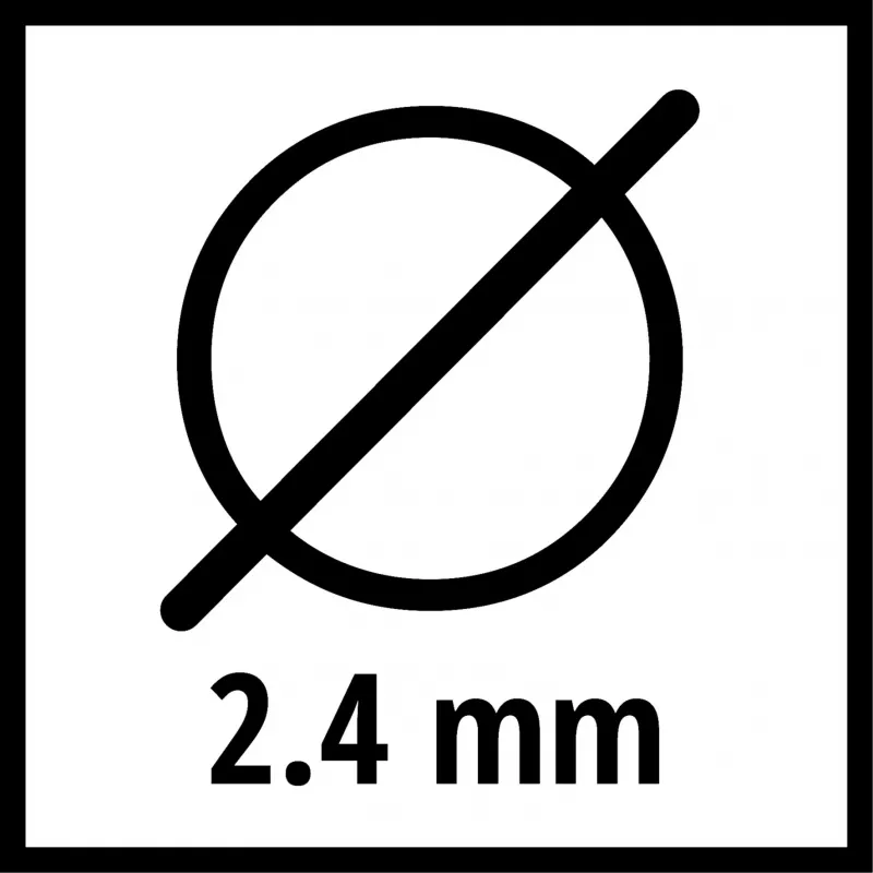 Trimmerfaden geräuscharmer Faden 2,4 mm (15 Meter)