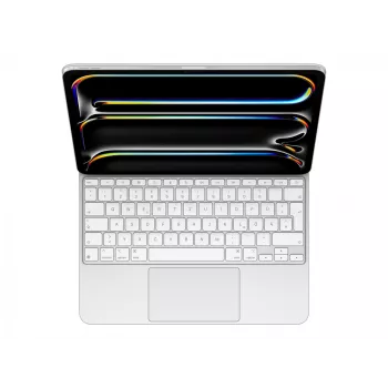Apple Magic Keyboard für iPad Pro 13 Zoll M4 Deutsch Weiß QWERTZ Trackpad