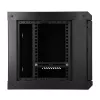 EXTRALINK LITE 6U 530X400 WANDMONTAGE-RACKSCHRANK SCHWARZ MIT REGALBODEN