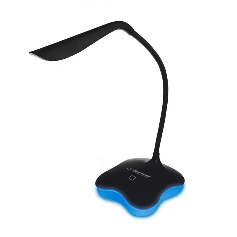 Esperanza ELD105K Mimosa LED-Schreibtischlampe, 3 W, schwarz