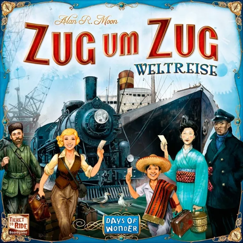 Zug um Zug Weltreise, Brettspiel