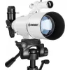 Bresser Optics CLASSIC 70/350 Refraktor 140x Schwarz, Weiß