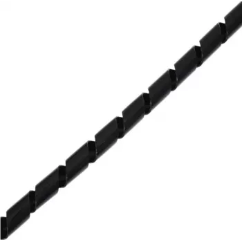 helos Spiralkabelschlauch, 6-60 mm, 10 m, Schwarz