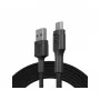USB 2.0-Kabel Green Cell KABGC20 — USB A auf Micro-USB B, 1,2 m, Schwarz