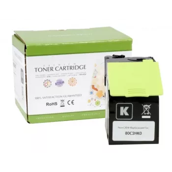 Kompatible Static-Control Lexmark 802HK, Schwarz, hohe Reichweite, 4000 S. (80C2HC0)
