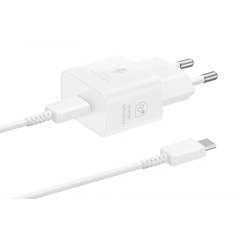AC USB-Schnellladegerät Samsung EP-T2510 25W Weiß, USB‑C, PPS, Super Fast Charging