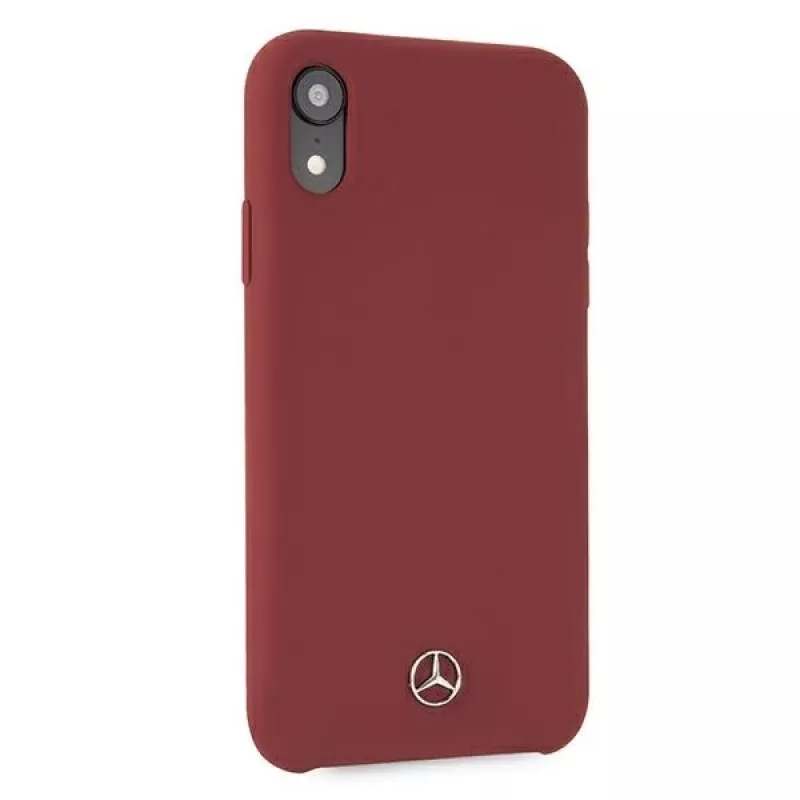 Mercedes-Benz Hard Cover Silicone für Apple iPhone XR Rot MEHCI61SILRE