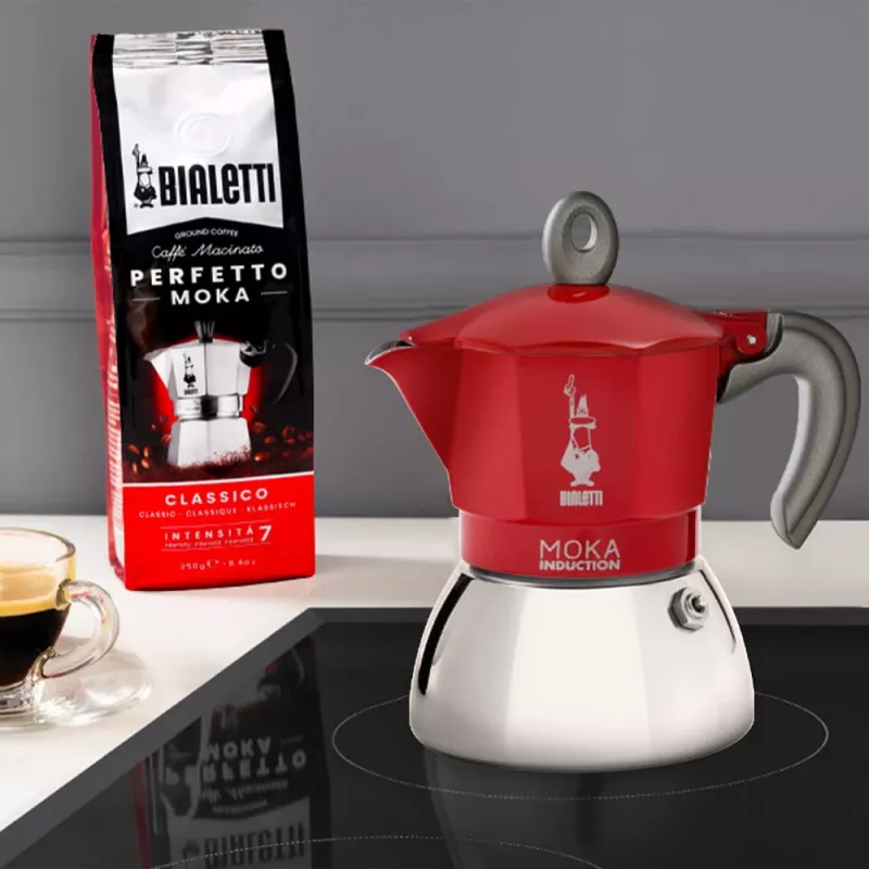Bialetti Moka Induction Moka-Kanne 4 Tassen