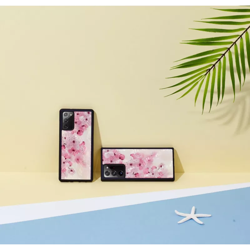 Schutzhülle iKins für Samsung Galaxy Note 20 – Design Lovely Cherry Blossom
