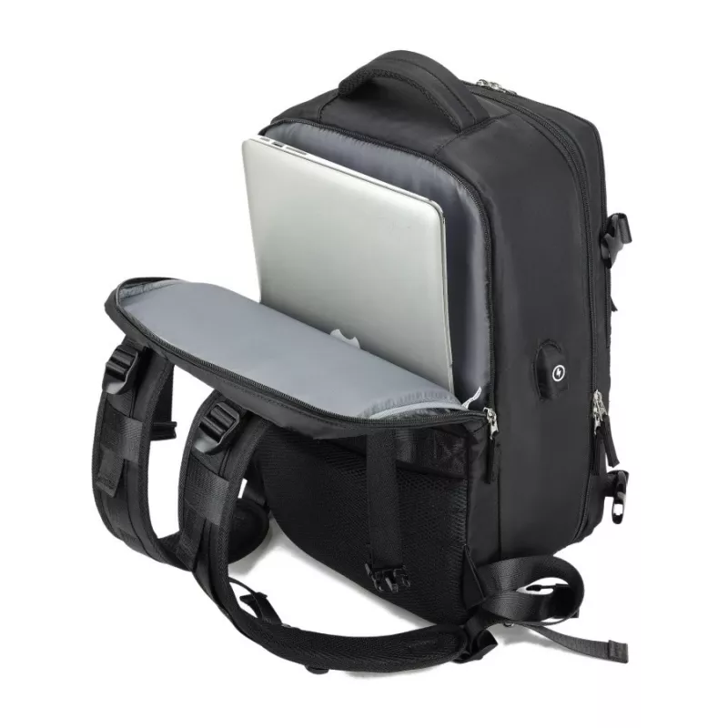 NOVEEN CTB400 Kabinen-Reiserucksack, 40x20x25 cm, schwarz