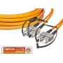 Lightwin Hochwertiges Flach-Duplex LWL-Patchkabel, MM OM2, SC - SC LWL-Patchkabel (LDP-50 SC-SC 10.0 FD)