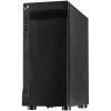Chassis INTER-TECH A-3411 Creek Gaming Tower, ATX, 1xUSB3.0, 2xUSB2.0, Netzteil optional, Fenster-Seitenpanel, LED-Beleuchtung vorne, integrierte RGB-LED, Schwarz