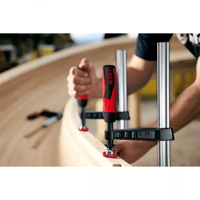 Stangenklemme BESSEY TG30-2K 30 cm Aluminium Schwarz Rot